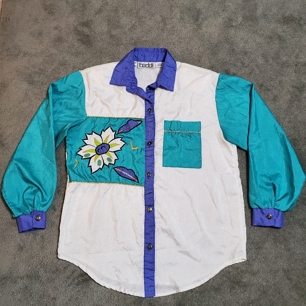 Vintage teddi blouse